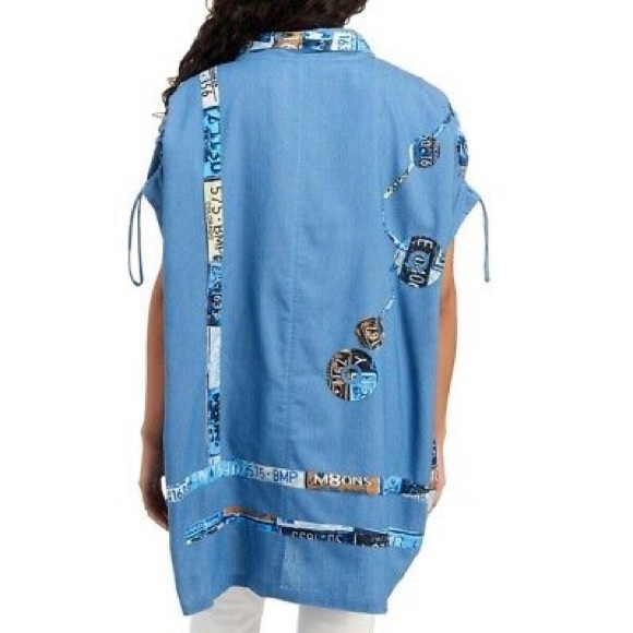 Neo Noble Cocoon Shirt License Plate Color Block Size L - Picture 2 of 13